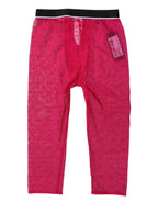 Fuchsia DG Logo Nylon Cropped Tights Underwear