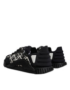 Black Logo Lace Up Low Top NS1 Sneakers Shoes