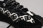 Black Logo Lace Up Low Top NS1 Sneakers Shoes