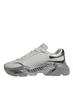 White Silver Daymaster Low Top Sneaker Shoes