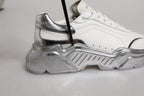 White Silver Daymaster Low Top Sneaker Shoes