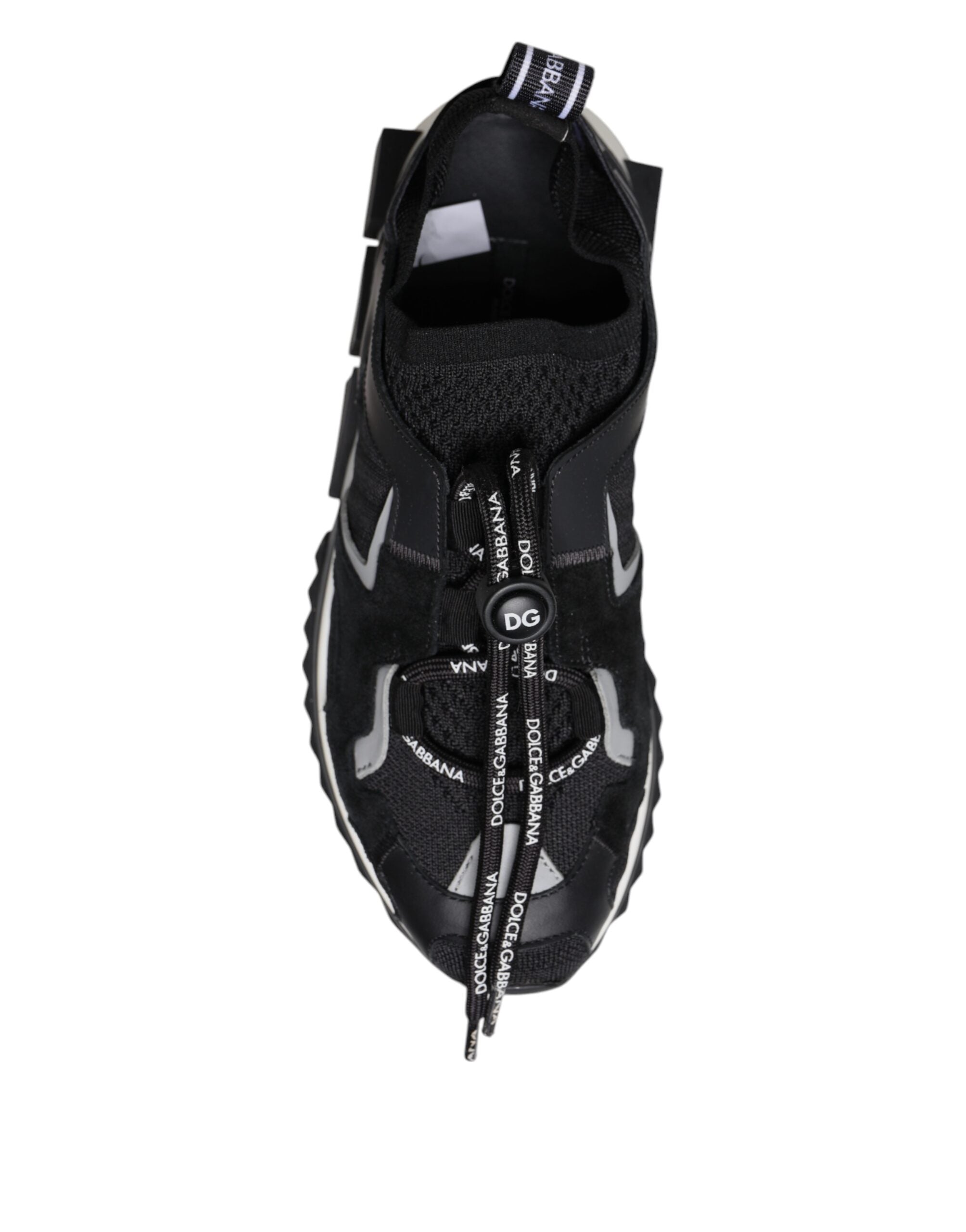Black Mesh Sorrento Trekking Sneakers Shoes