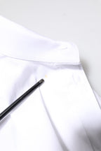 White GOLD Cotton Long Sleeves Men Dress Shirt