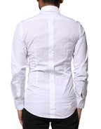 White GOLD Cotton Long Sleeves Dress Shirt