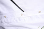 White Cotton Peacock Feather GOLD Formal Shirt