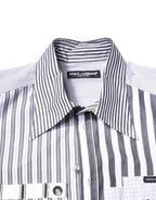 Multicolor Striped Button Down Casual Shirt