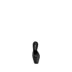 Black Calf Leather Pumps