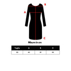 Black Wool Long Dress