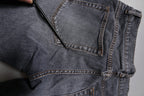 Dark Gray Cotton Stretch Skinny Denim Jeans