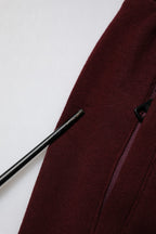 Bordeaux Cotton Jogger Men Sweatpants Pants