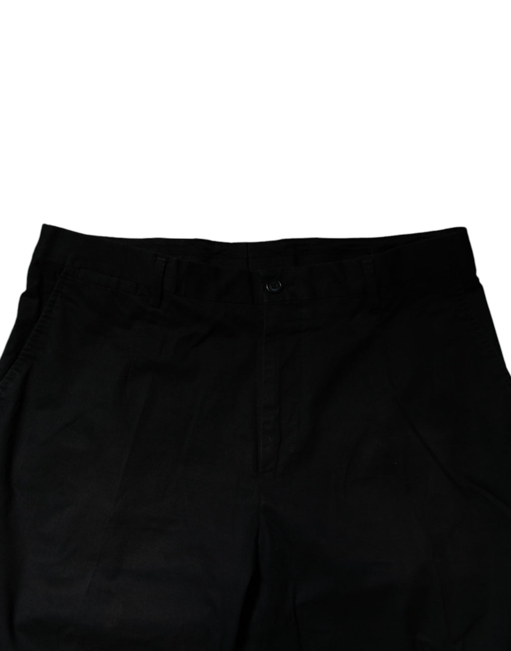 Black Cotton Stretch Skinny Dress Formal Pants