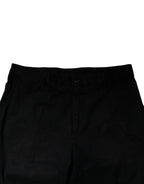 Black Cotton Stretch Skinny Dress Formal Pants
