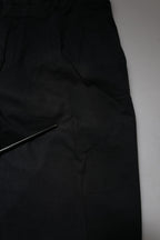 Black Cotton Stretch Skinny Dress Formal Pants