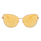 Brown Metal Sunglasses