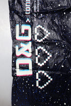 Dark Blue DG Game Print Cotton Jogger Pants