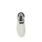 White Calf Leather Bos Taurus Low Top Sneakers