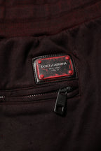 Bordeaux Cotton Bermuda Sweatshorts Shorts
