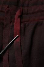 Bordeaux Cotton Bermuda Sweatshorts Shorts