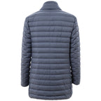 Blue Polyester Coat