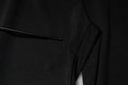 Black Nylon High Waist Slim Fit Pants