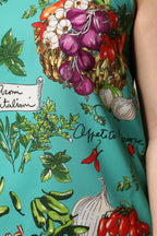 Multicolor Floral Silk Sleeveless Tank Top