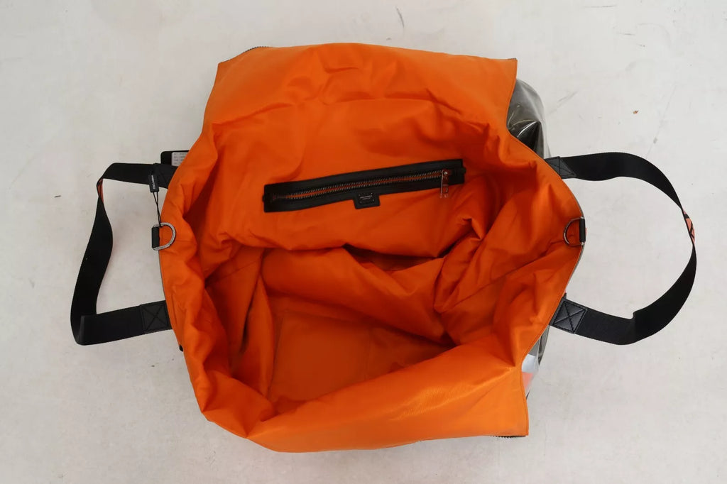 Green Fashion Expression Oversized Plastic Tote Bag