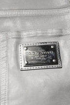 Gray Cotton Stretch Men Slim Fit Denim Jeans
