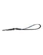 Blue Logo Nylon Silver Brass Men Holder Keychain Keyring