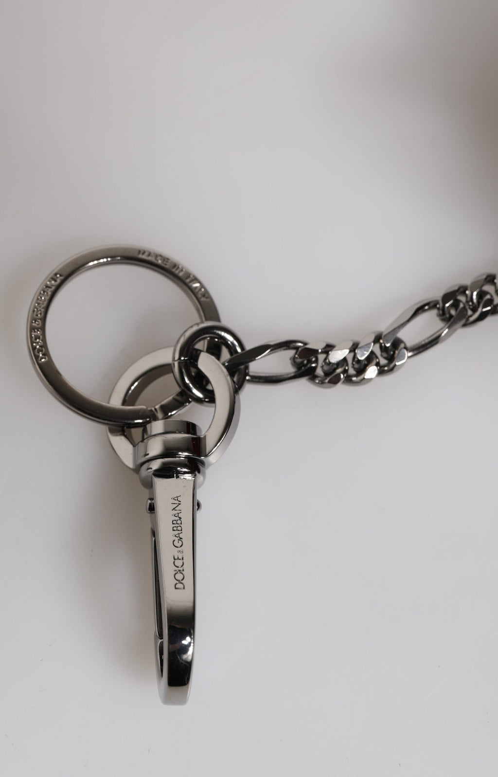 Red Black Polyester Animal Silhouette Keychain Keyring