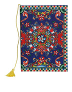 Multicolor Polyester Carretto Siciliano Print Notebook