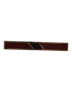 Multicolor Gold Tone Brass Tie Clip Bar