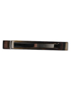 Black Tone Brass Logo Branded Tie Clip Bar