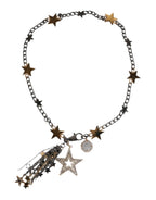 Silver Gold Brass Embellished Waist Chain Belt