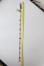 Silver Gold Brass Embellished Waist Chain Belt