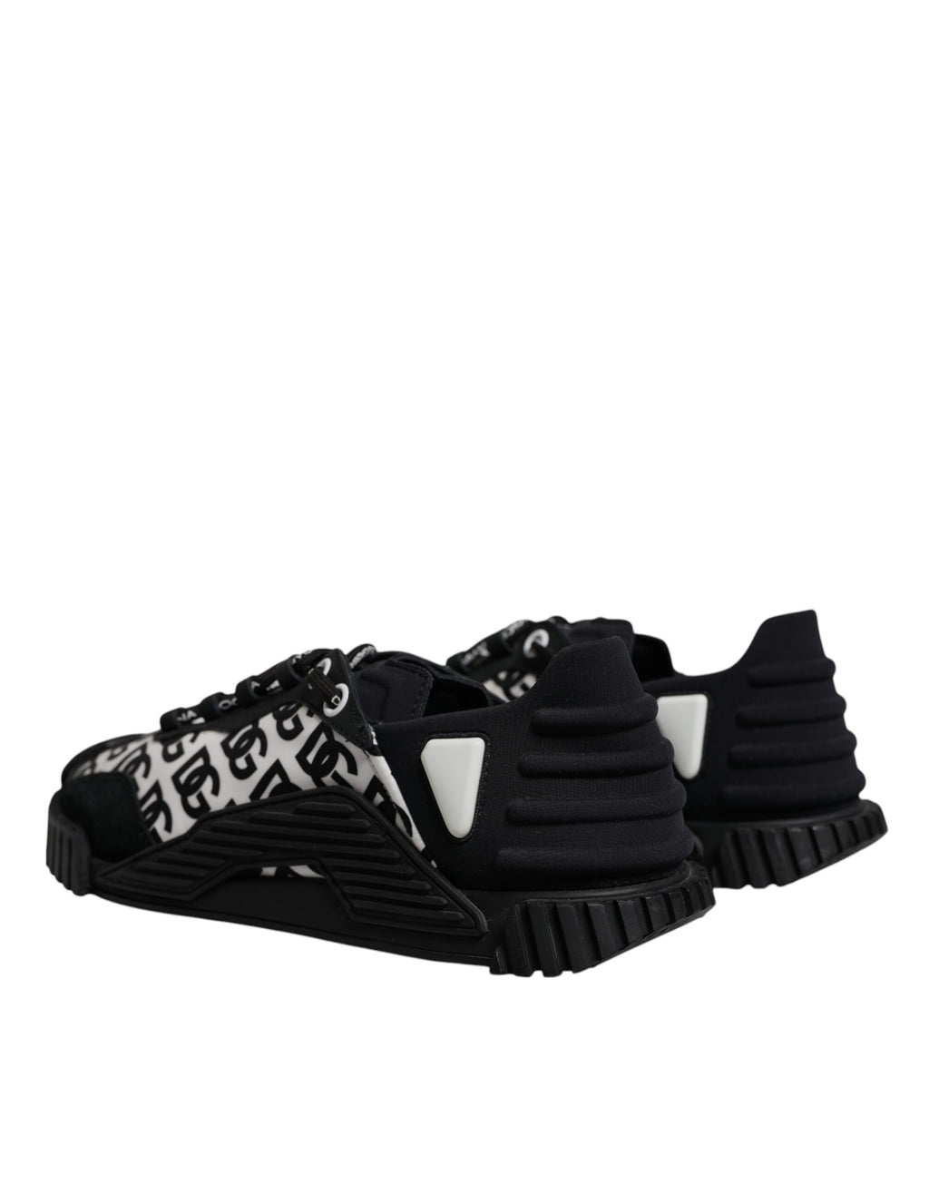 Black Logo Lace Up Low Top NS1 Sneakers Shoes