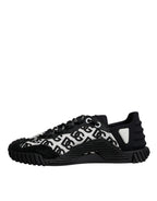 Black Logo Lace Up Low Top NS1 Sneakers Shoes