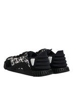 Black Logo Lace Up Low Top NS1 Sneakers Shoes