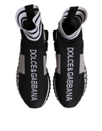 Black Gray Sorrento Socks Women Sneakers Shoes