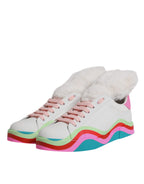 Multicolor Low Top Trainers Sneakers Shoes