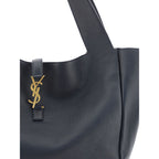 Black Leather Shoulder Bag