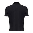Black Cotton Polo Shirt