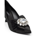 Black Viscose Pumps