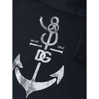 Blue Cotton Sweatshirt