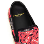 Pink Cotton Platform Sneakers