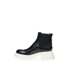 Black Leather Chelsea Boots
