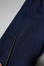 Dark Blue Cotton GOLD Dress Formal Shirt