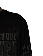 Black DG Heaven Crew Neck Pullover Sweater