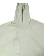 Light Green Wool Turtleneck Pullover Sweater