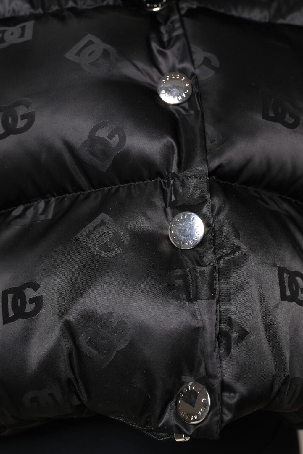 Black Padded Puffer Hooded Full Zip Cropped Jacket