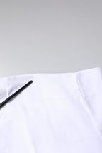 White Bellissima Cotton Crew Neck T-shirt